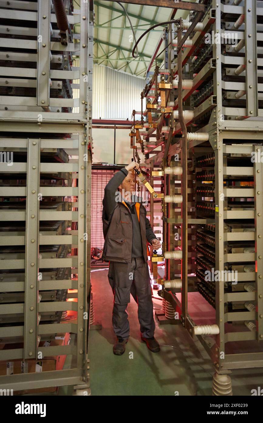 Power Electric Laboratory. Certificazione delle apparecchiature elettriche. Servizi tecnologici all'industria. Tecnalia Research & Innovation, Bizkaia, basco Foto Stock