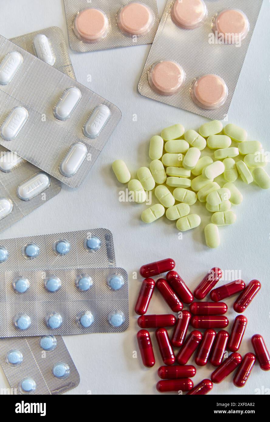 Laboratorio di sviluppo farmaceutico. Preformulazione, progettazione e sviluppo di farmaci e nuovi prodotti farmaceutici. Certificato con Good Laboratory Practi Foto Stock