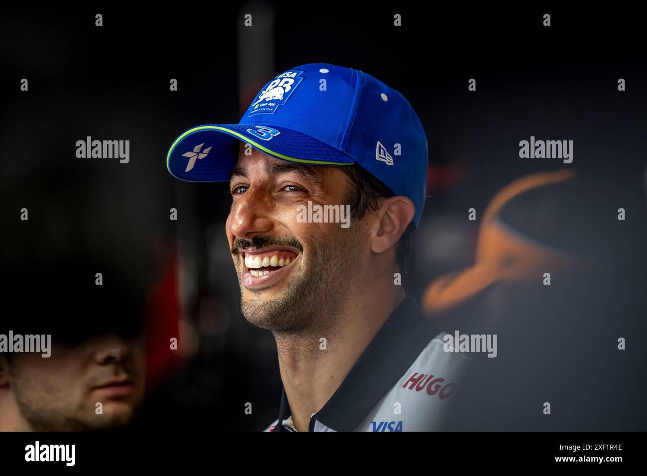 Spielberg, Austria, giugno 30, Daniel Ricciardo, dall'Australia gareggia per Racing Bulls. Giorno della gara, 11° round del campionato di Formula 1 2024. Crediti: Michael Potts/Alamy Live News Foto Stock