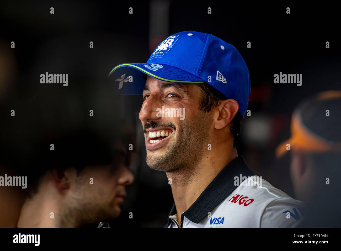 Spielberg, Austria, giugno 30, Daniel Ricciardo, dall'Australia gareggia per Racing Bulls. Giorno della gara, 11° round del campionato di Formula 1 2024. Crediti: Michael Potts/Alamy Live News Foto Stock