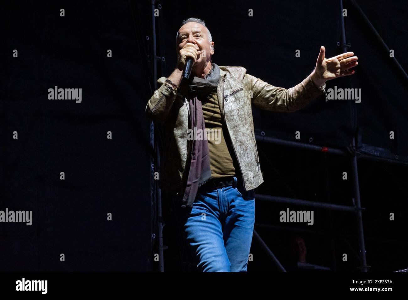 Simple Minds Foto Stock