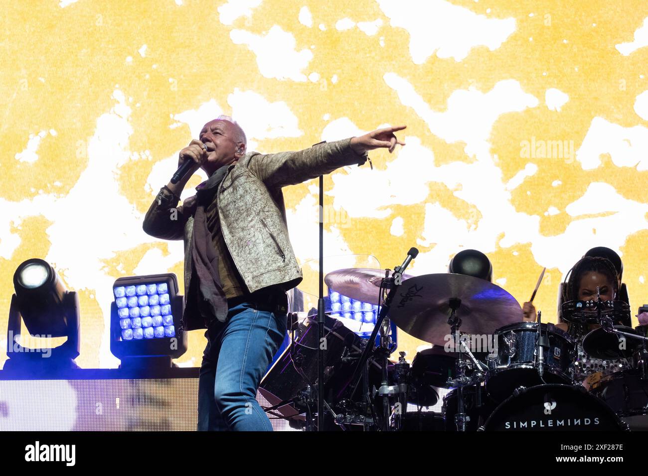 Simple Minds Foto Stock