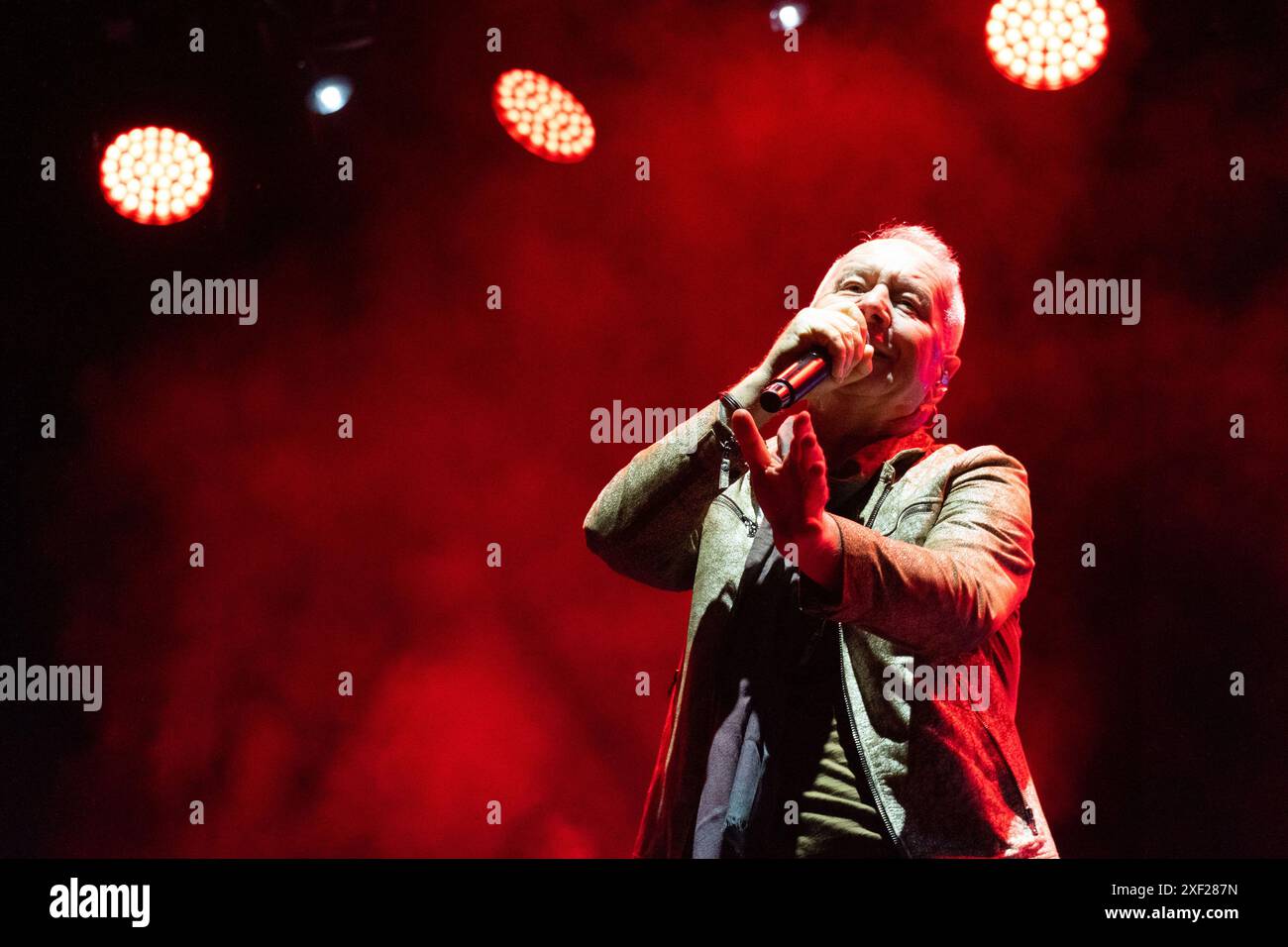 Simple Minds Foto Stock