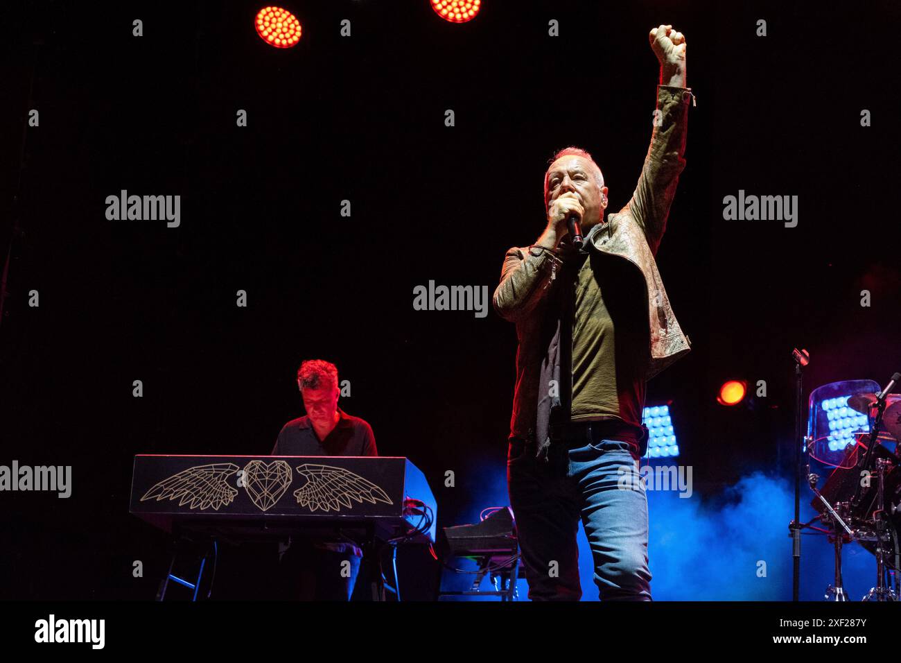 Simple Minds Foto Stock