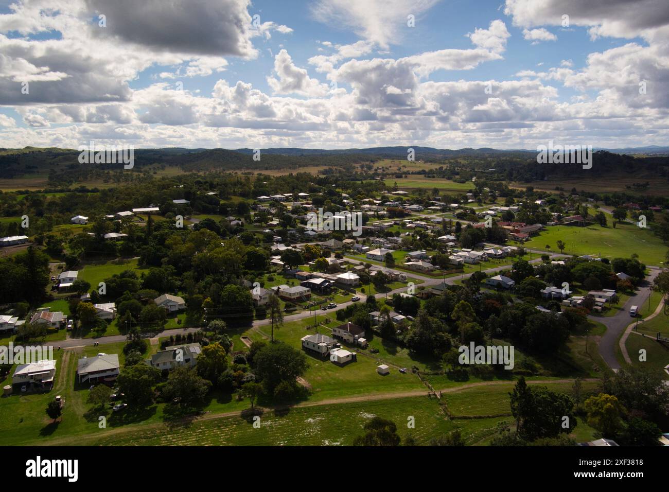 Goomeri, un'affascinante città rurale situata nella regione di South Burnett nel Queensland Australia. Immersa nella storia e nel fascino del vecchio mondo Foto Stock
