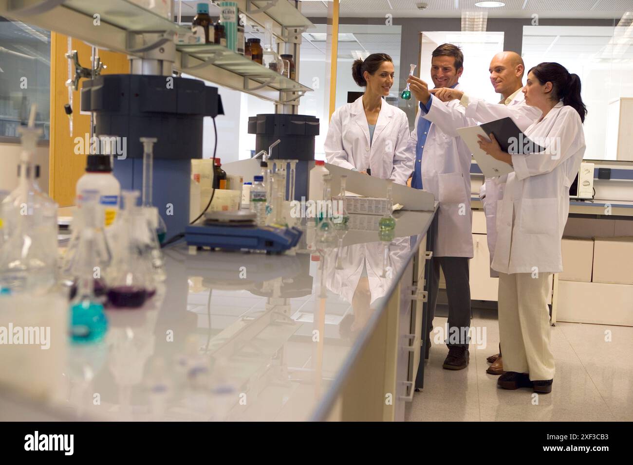 Fondazione Inasmet-Tecnalia, tecnologia e centro di ricerca, San Sebastian del Parco Tecnologico, Paese Basco. Laboratorio chimico Foto Stock