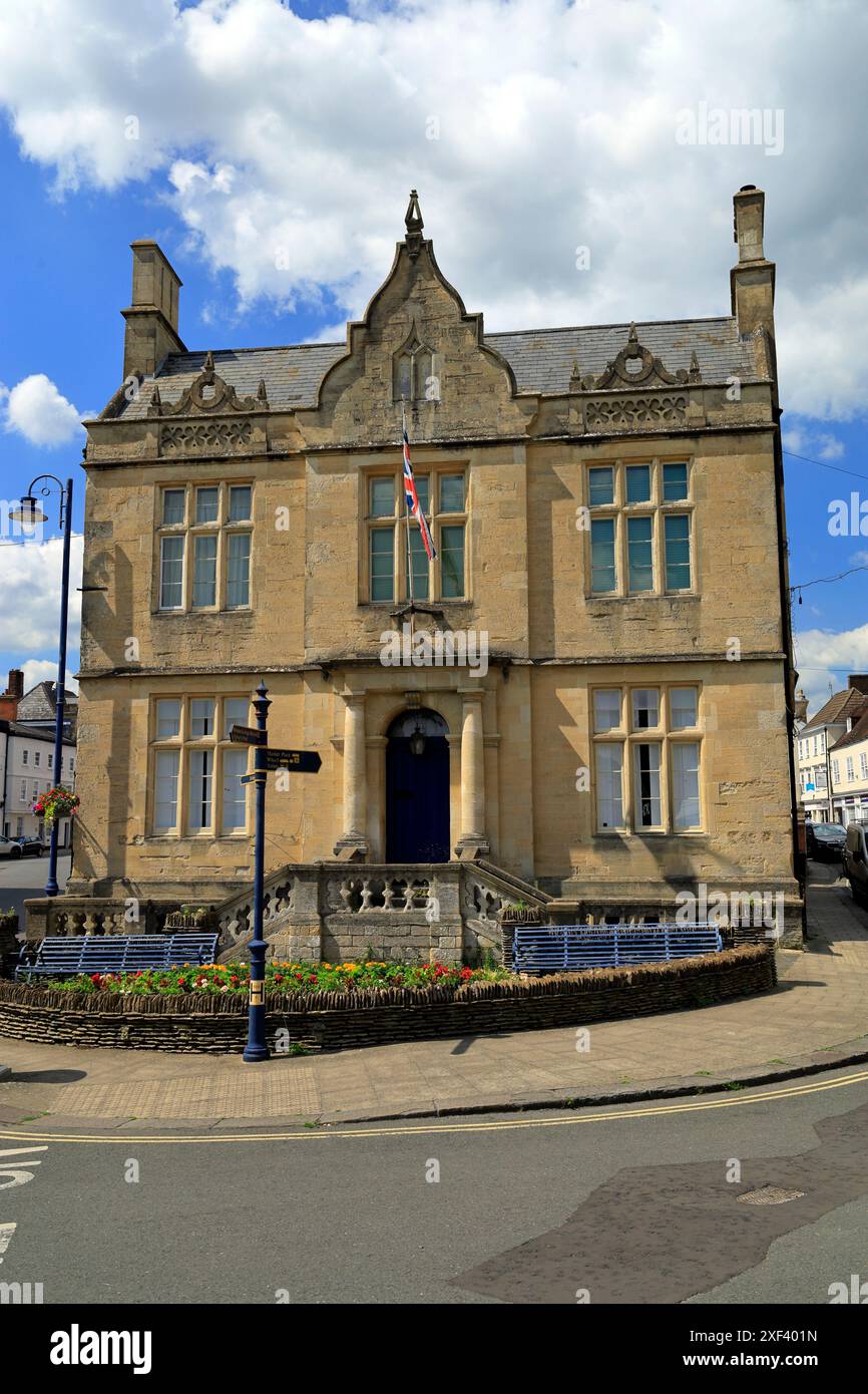 !5 High Street A Grade II Listed Building, Devizes, Wiltshire. Foto Stock