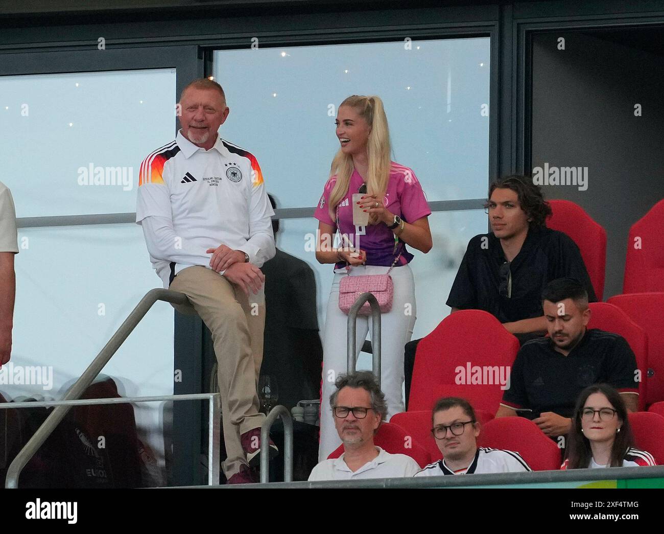 19.06.2024, Stuttgart Arena, Stoccarda, GER, EM UEFA 2024, gruppo A, Germania vs Ungheria, nella foto Boris Becker Foto Stock