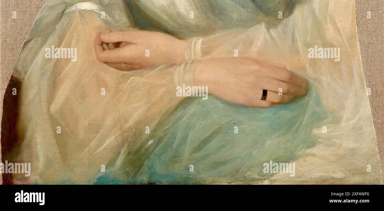 Marie Bracquemond - Etude de Mains. Foto Stock