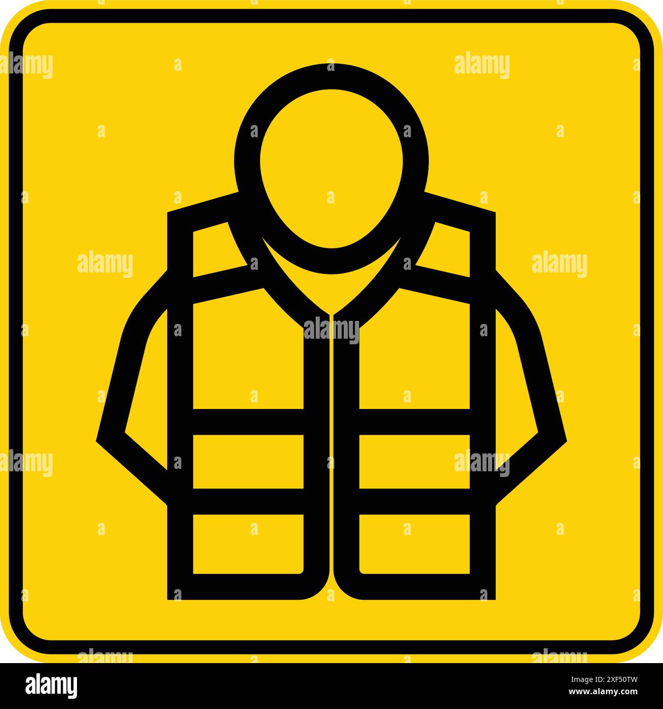 Un'icona di protezione del corpo, un'armatura Illustrazione Vettoriale