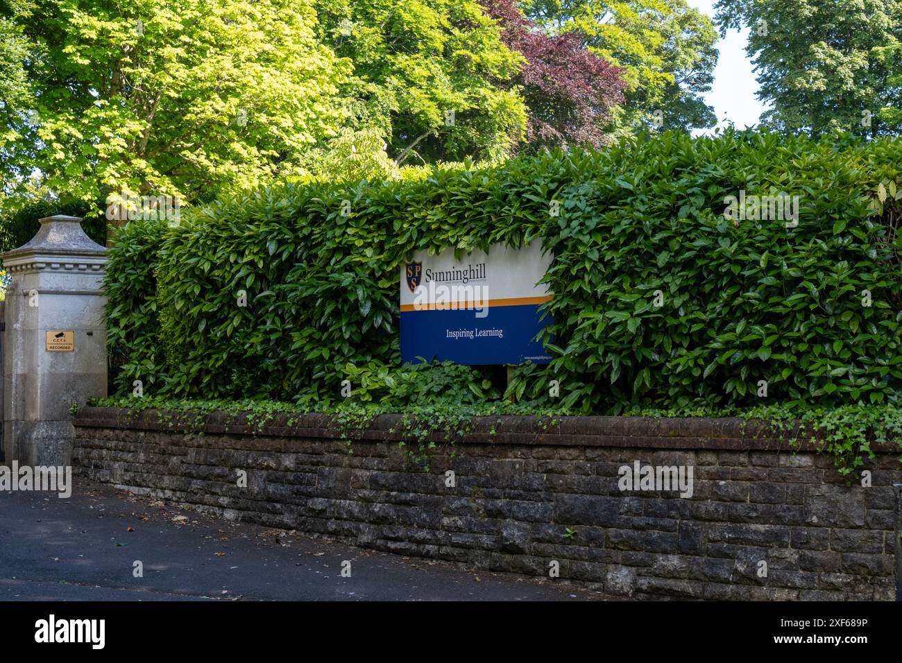 Scuola preparatoria Sunninghill. Scuola indipendente Dorchester, Regno Unito Foto Stock