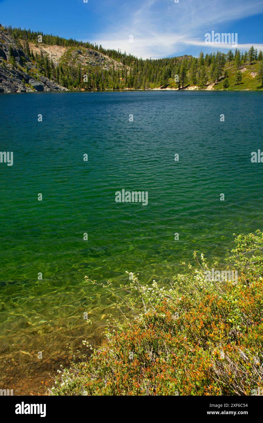 Kangaroo Lake, Klamath National Forest, California Foto Stock