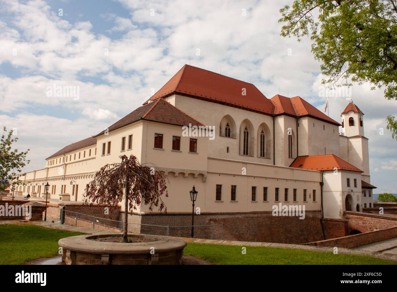 Castello di Špilberk, Brno, Repubblica Ceca Foto Stock