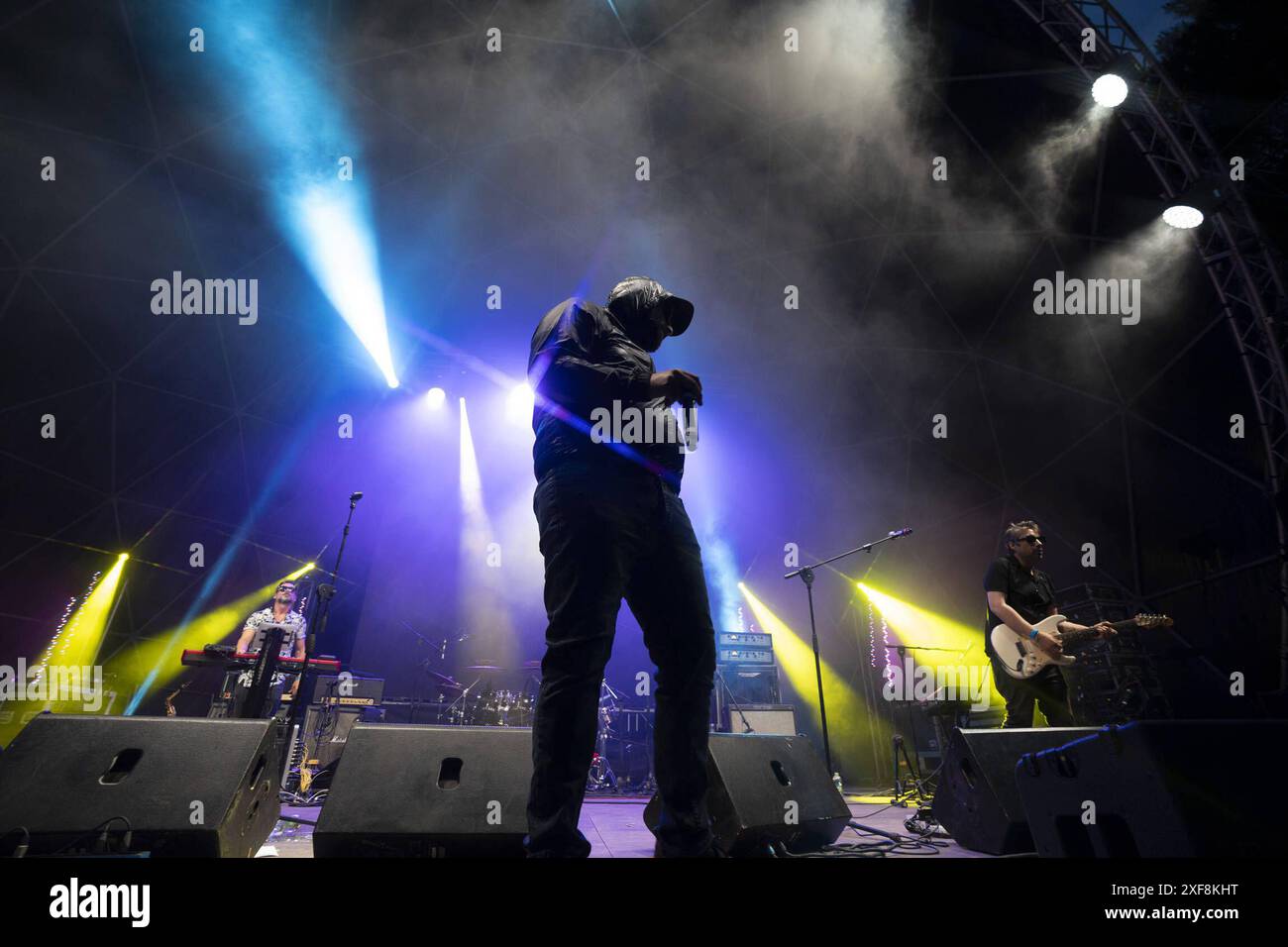 Concerto di musica - i Libertini vivono a Roma i Libertini vivono a Roma, Festival di Villa Ada Roma Festival di Villa Ada, Roma Italia Copyright: xStefanoxDÂ offizix/xLiveMediax LPM 1429501 Foto Stock