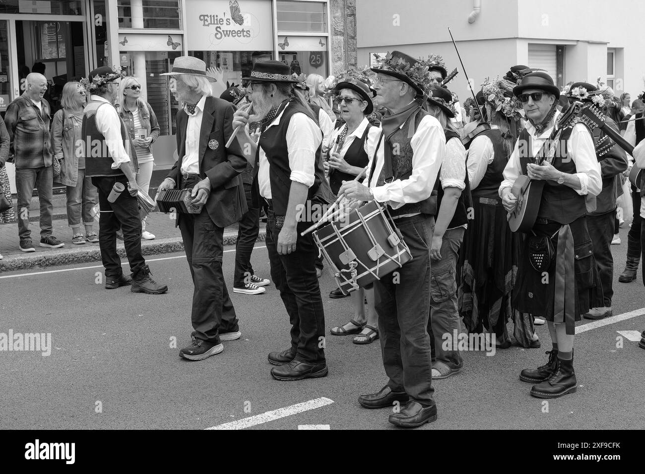 MAZEY DAY GOLOWAN FESTIVAL PENZANCE, CORNOVAGLIA Foto Stock