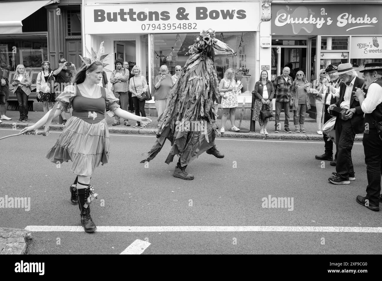 MAZEY DAY GOLOWAN FESTIVAL PENZANCE, CORNOVAGLIA Foto Stock