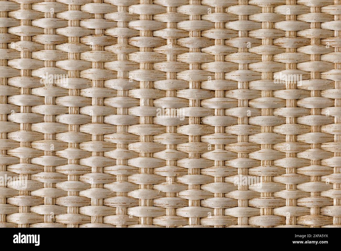 Rattan naturale, sfondo texture, primo piano. Ripetizione Foto Stock