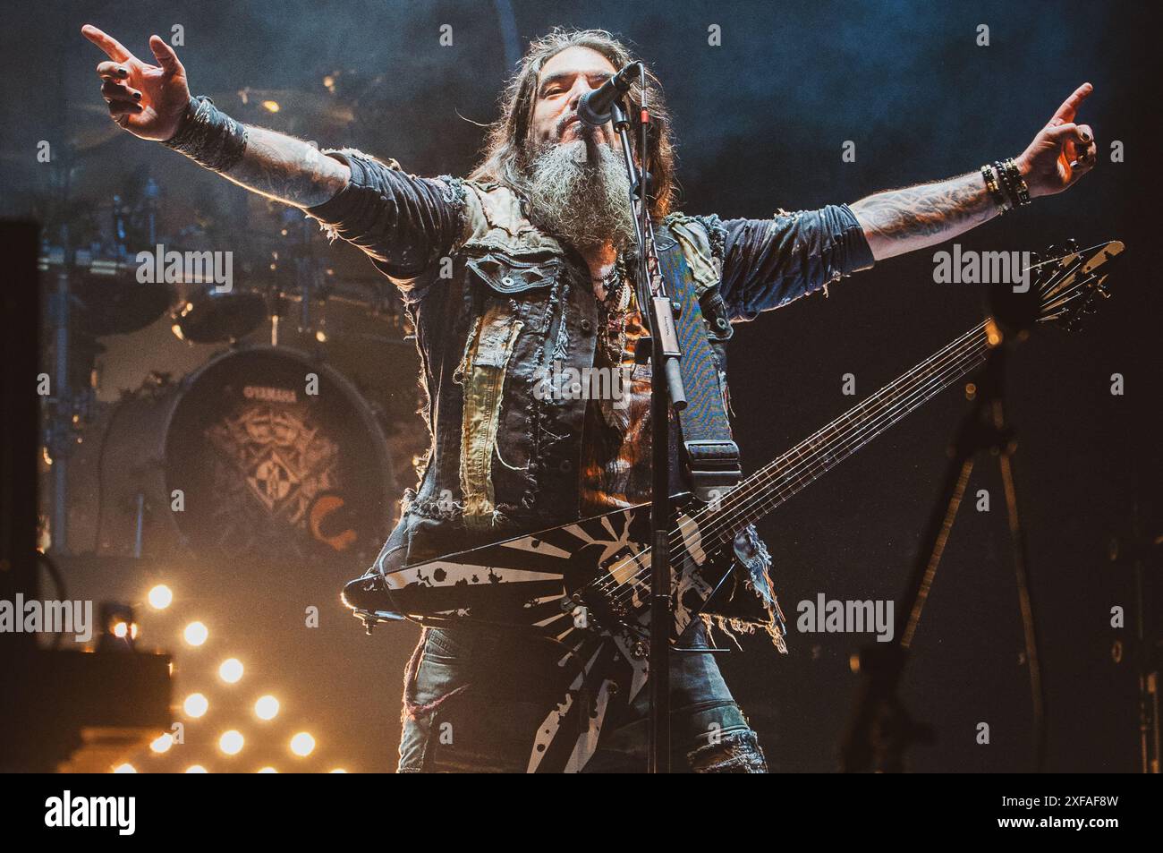 La band americana Machine Head si è esibita al Danish Copenhell Festival 2024. Credito: Andrea Pinna Foto Stock