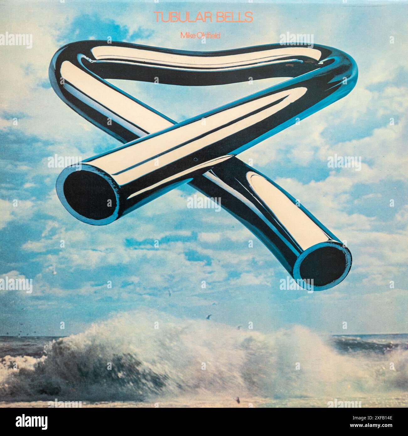 Copertina dell'album in vinile di Mike Oldfield Tubular Bells Foto Stock
