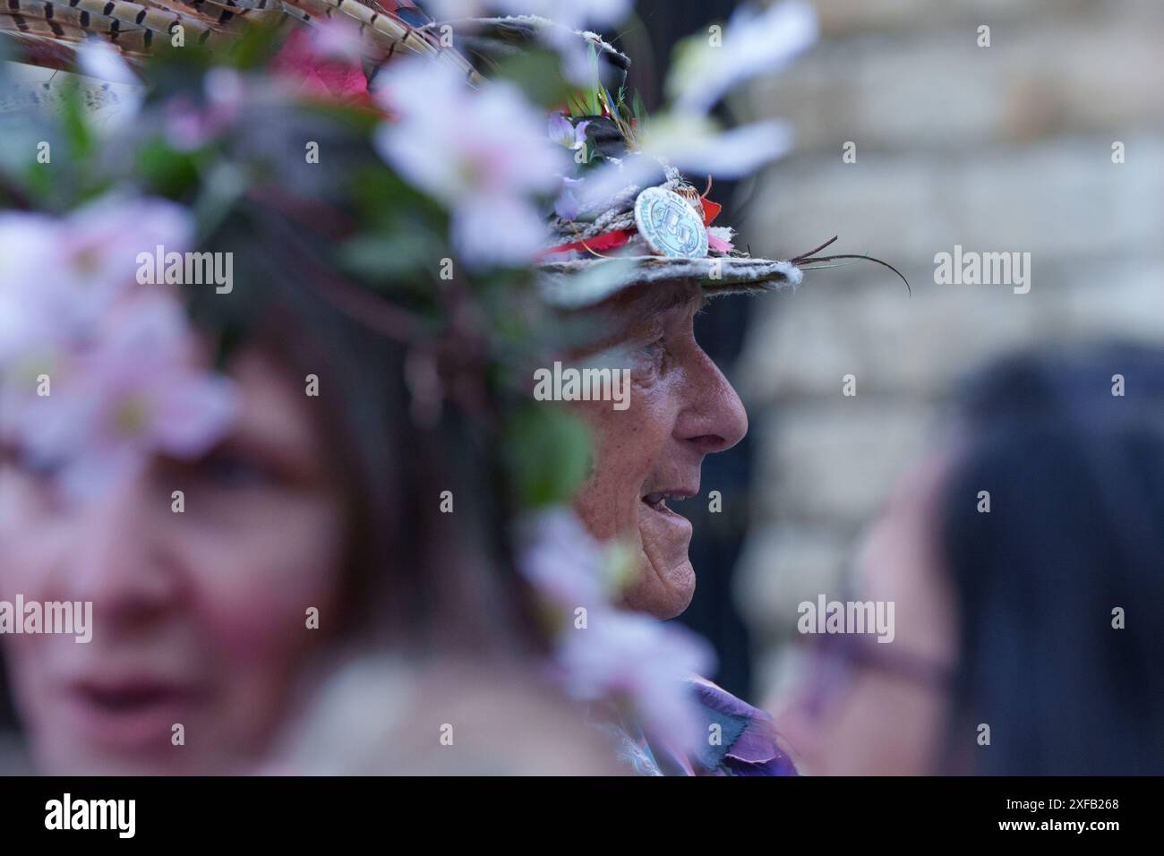 Uomini Morris, May Morning, Oxford Foto Stock