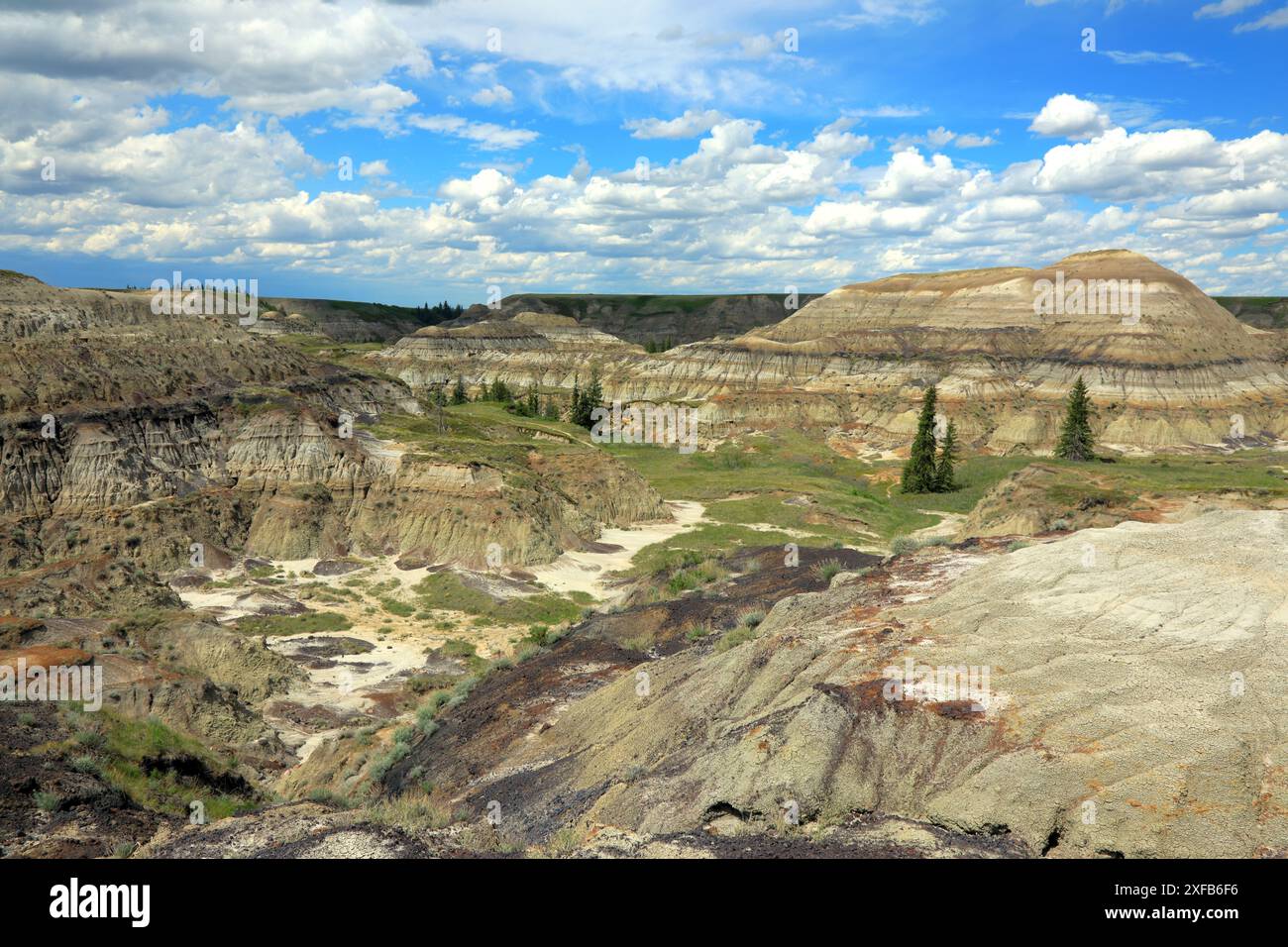 Geografia / viaggi, Canada, Alberta, Drumheller, Badlands in Horseshoe Canyon, ULTERIORI DIRITTI-CLEARANCE-INFO-NON-DISPONIBILI Foto Stock