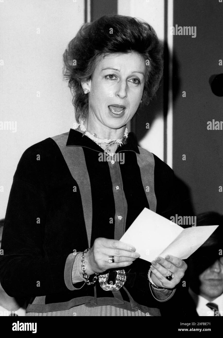 Anni' 80 Londra Archivio storico Olycom/LaPresse Alexandra di Kent, coniugata Ogilvy (nome completo Alexandra Helen Elizabeth Olga Christabel; Londra, 25 dicembre 1936), è una principessa britannica, in 57ª posizione nella linea di successione al trono. Nella foto: Alexandra di Kent cugina della Regina Elisabetta II crediti: LaPresse/Alamy Live News Foto Stock