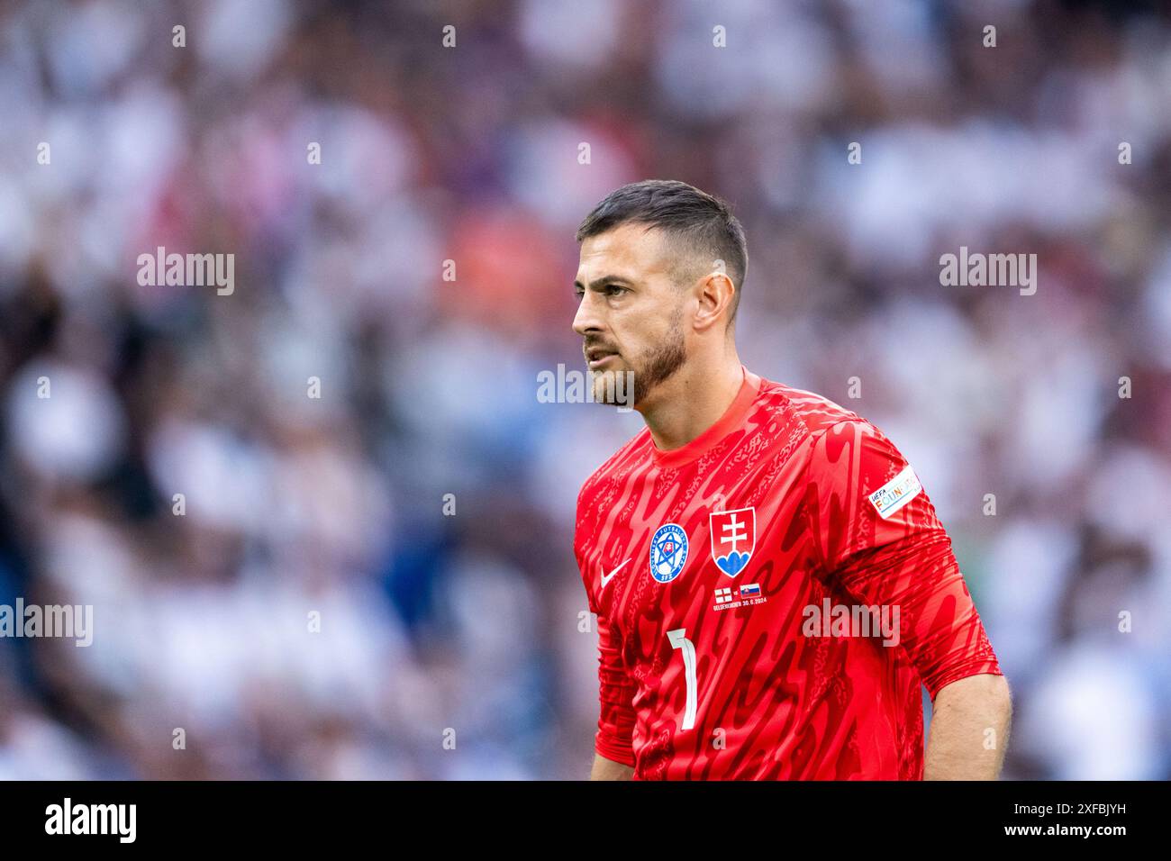 Martin Dubravka (Slowakei, #01), GER, Inghilterra (ENG) vs Slovacchia (SVN), Fussball Europameisterschaft, UEFA EURO 2024, turno di 16, 30.06.2024 foto: Eibner-Pressefoto/Michael Memmler Foto Stock