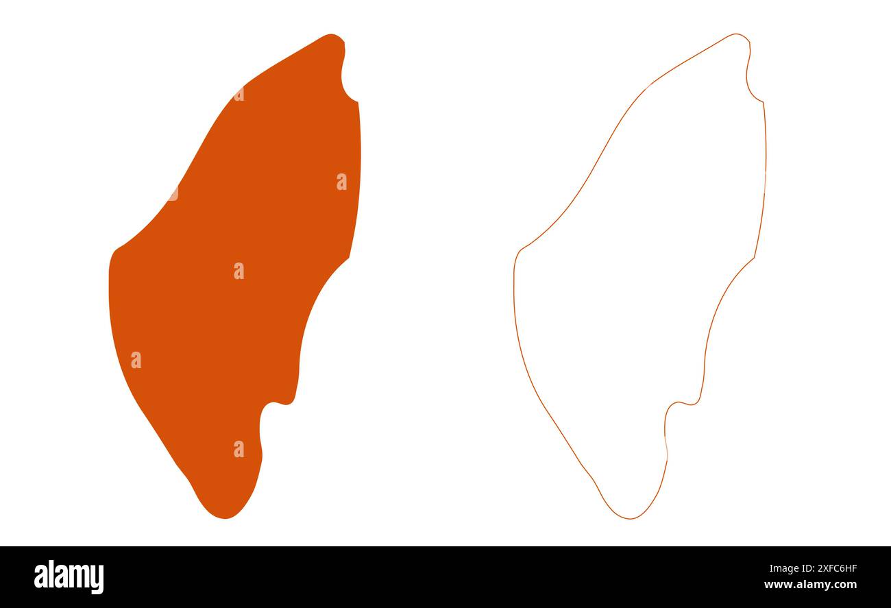 Tripura State Map vector1, Stato dell'India, Repubblica dell'India, governo, mappa politica, mappa moderna, bandiera indiana, illustrazione vettoriale Illustrazione Vettoriale