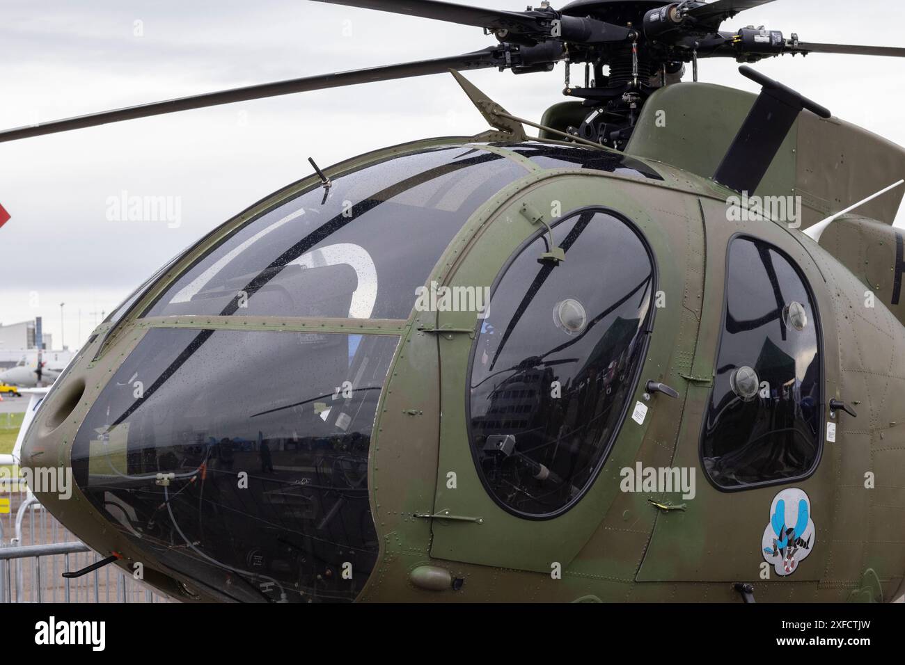 Elicottero MD500 dell'esercito finlandese Foto Stock