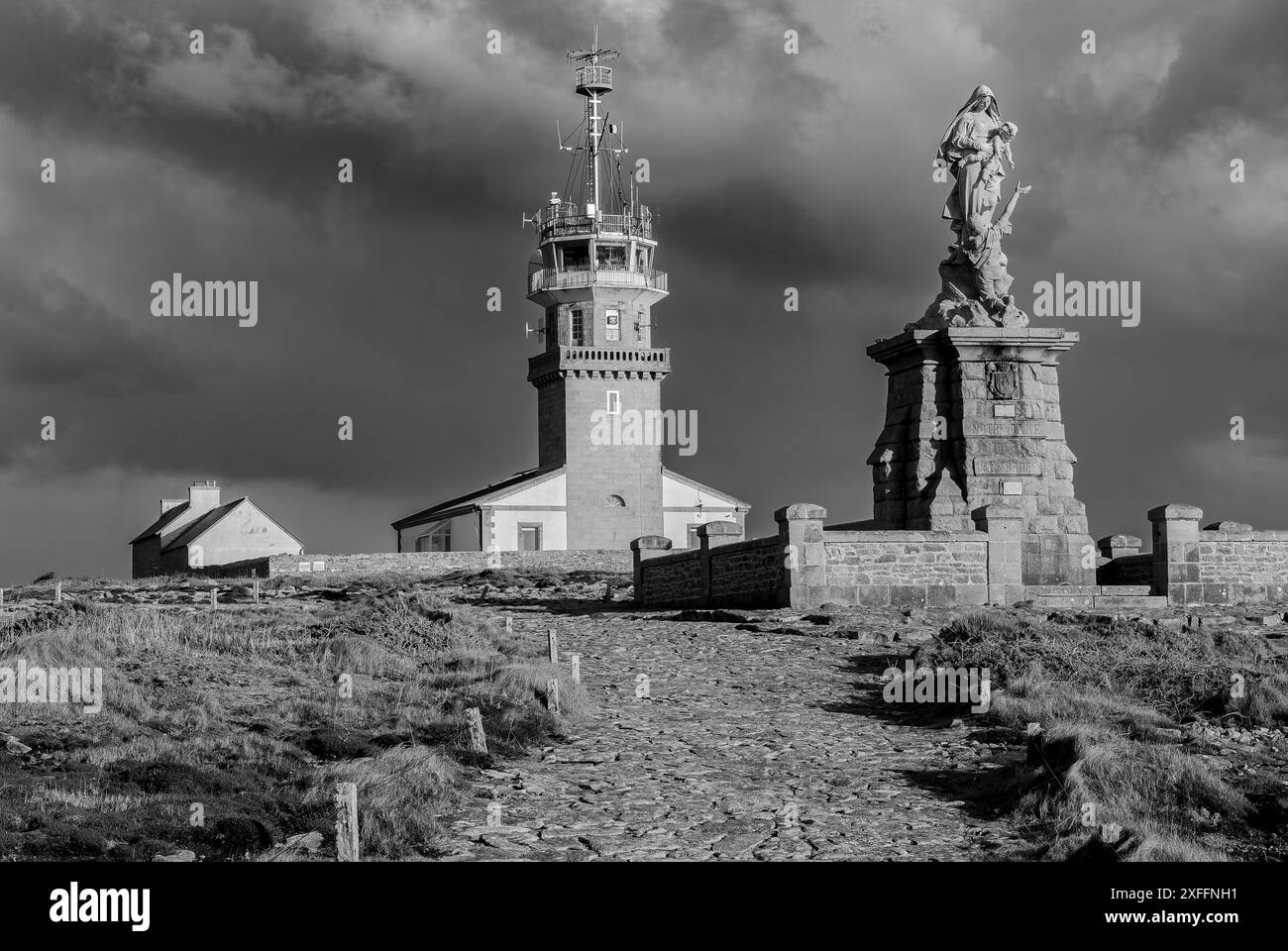 Fotografie marittime scattate nella Bretagna occidentale Foto Stock