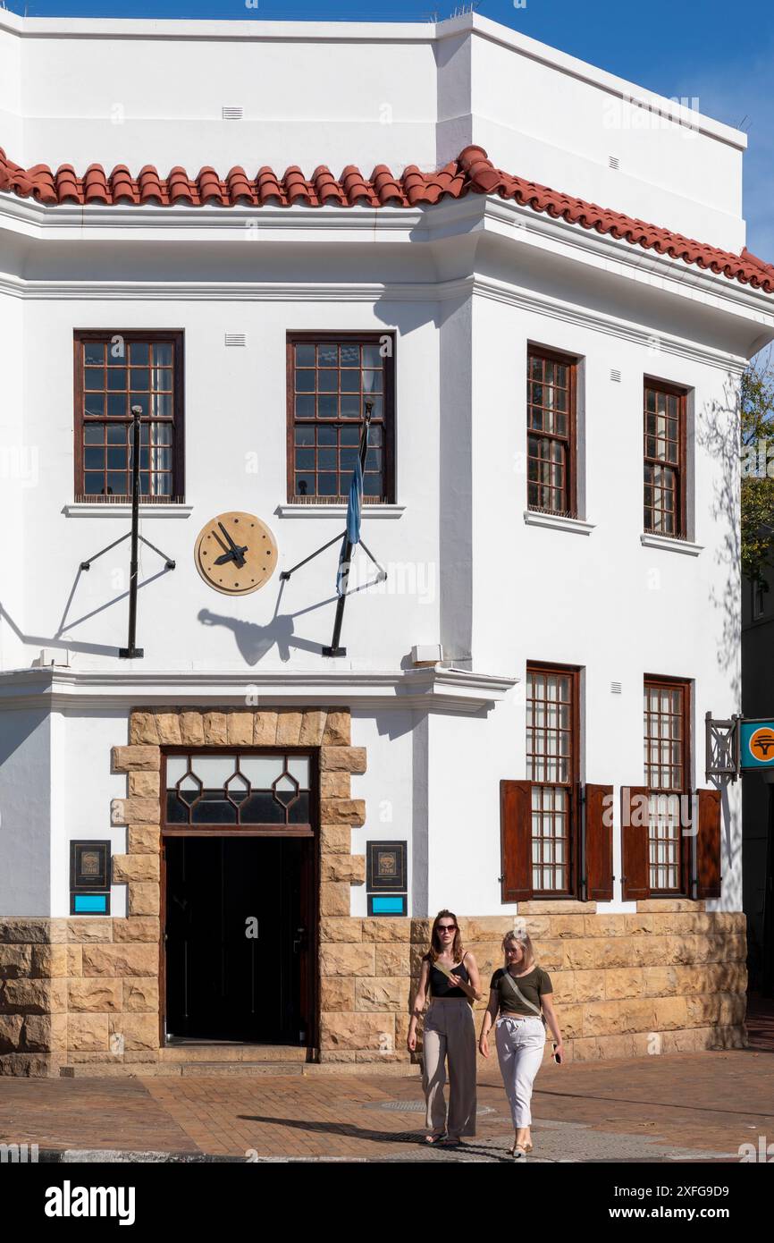 Georgian Revival Building, Stellenbosch, Western Cape Province, Sudafrica, Africa Foto Stock