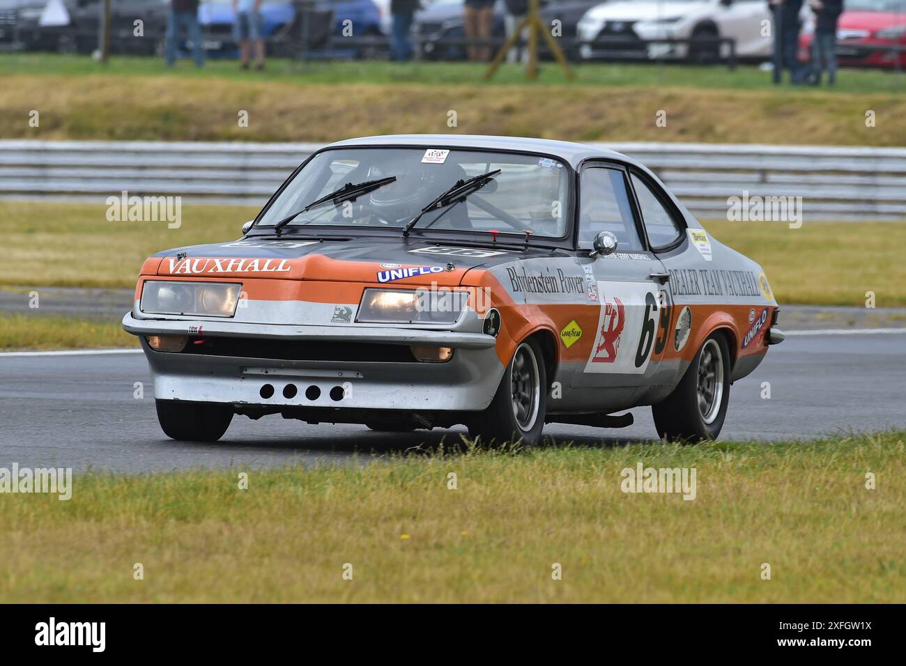 Gregor Marshall, Vauxhall Firenza Droopsnoot, HRDC 'Gerry Marshall' Trophy Series, Motor Racing Legends, Snetterton Classic, una gara di quarantacinque minuti Foto Stock