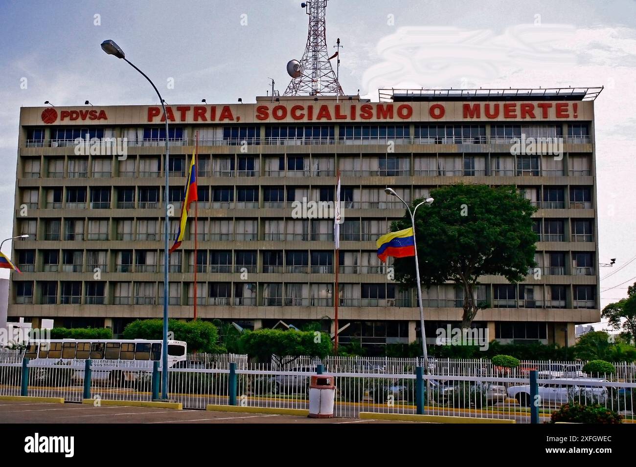 Maracaibo. 22-10-2007. Edificio PDVSA nella città di capitale Oil State di Zulia a Maracaibo. Foto di. Jose Isaac Bula Urrutia. Foto Stock