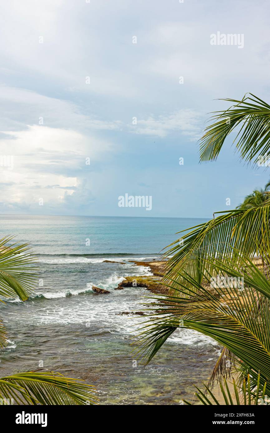 Famosa Tombay nel Refugio Nacional de Vida Silvestre Gandoca Manzanillo o in inglese Gandoca Manzanillo National Wildlife Refuge in Costa Rica Foto Stock