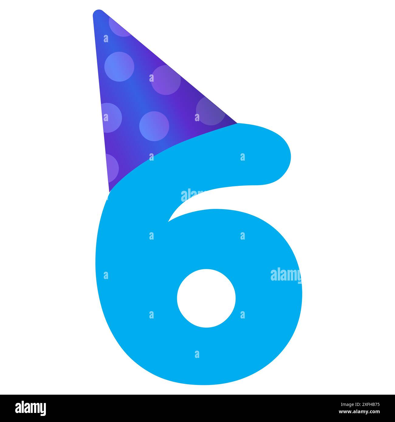 Festone Olografico Blu Per 6° Compleanno: 3.9 Metri Di Decorazione Per Festa - 2