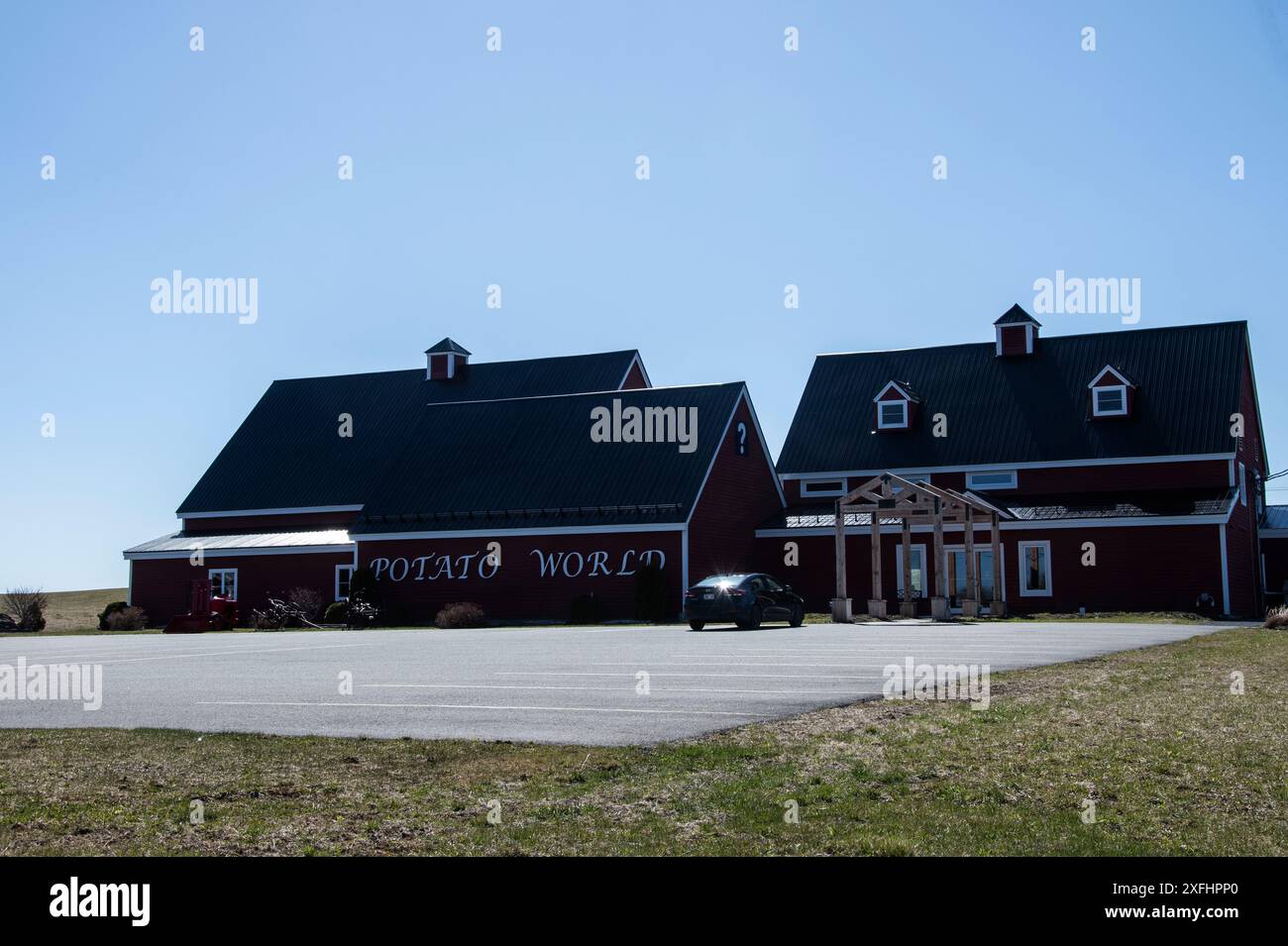 Potato World Museum in Centreville Road a Florenceville Bristol, New Brunswick, Canada Foto Stock