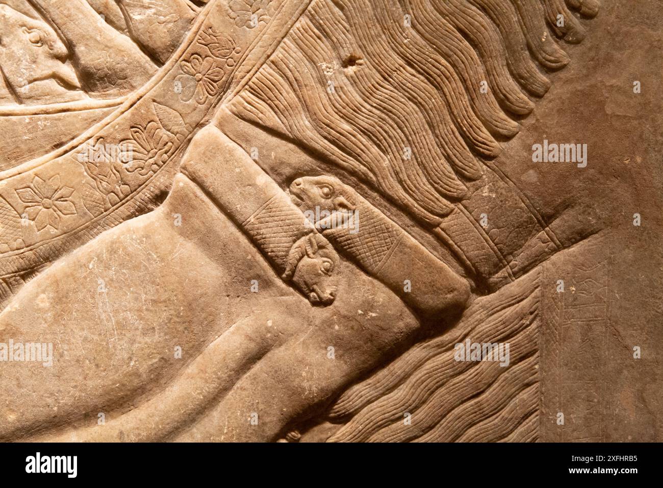 Una vista degli oggetti esposti al Brooklyn Museum di New York City Foto Stock