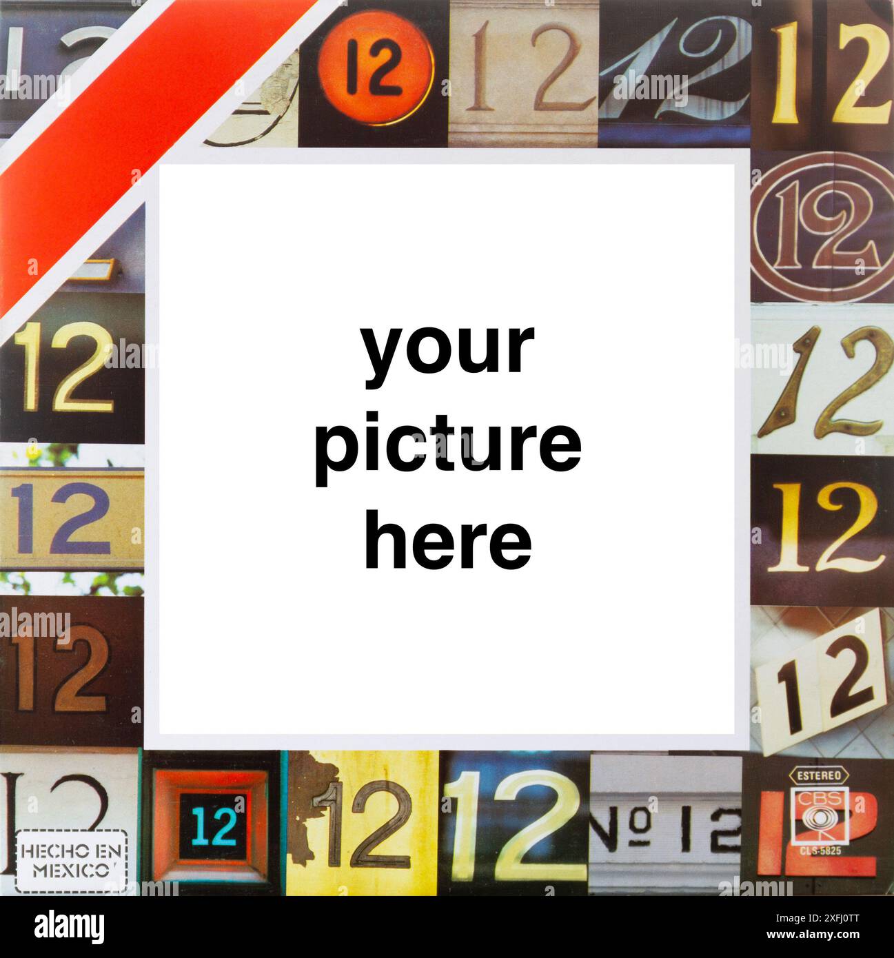 Collage fotogramma numero 12 dodici Foto Stock