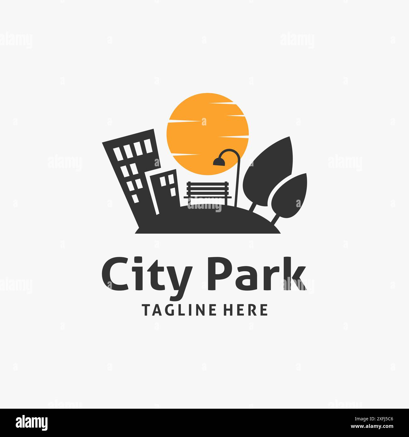 Logo City Park Illustrazione Vettoriale