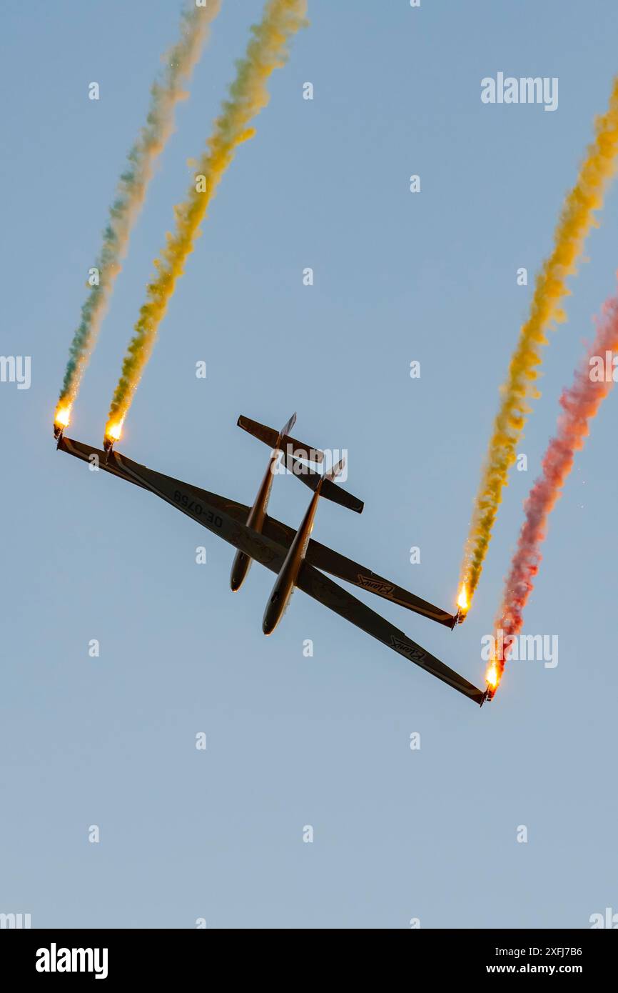 Blanix-Team all'Antidotum Air Show 2024 di Leszno, Polonia Foto Stock