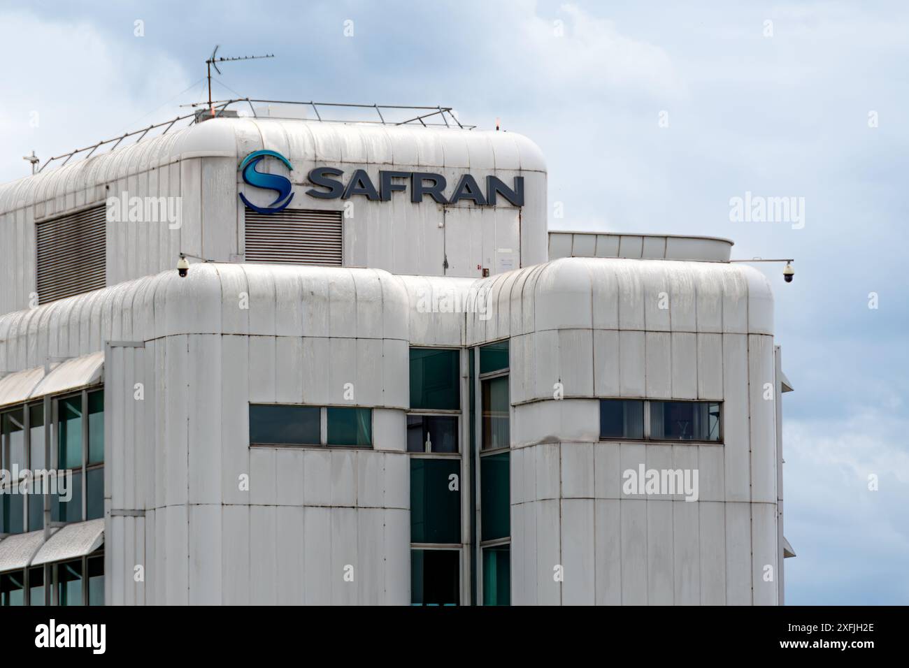 Vista esterna della sede centrale di Safran, un gruppo industriale e tecnologico internazionale francese specializzato in aeronautica, spazio e difesa Foto Stock