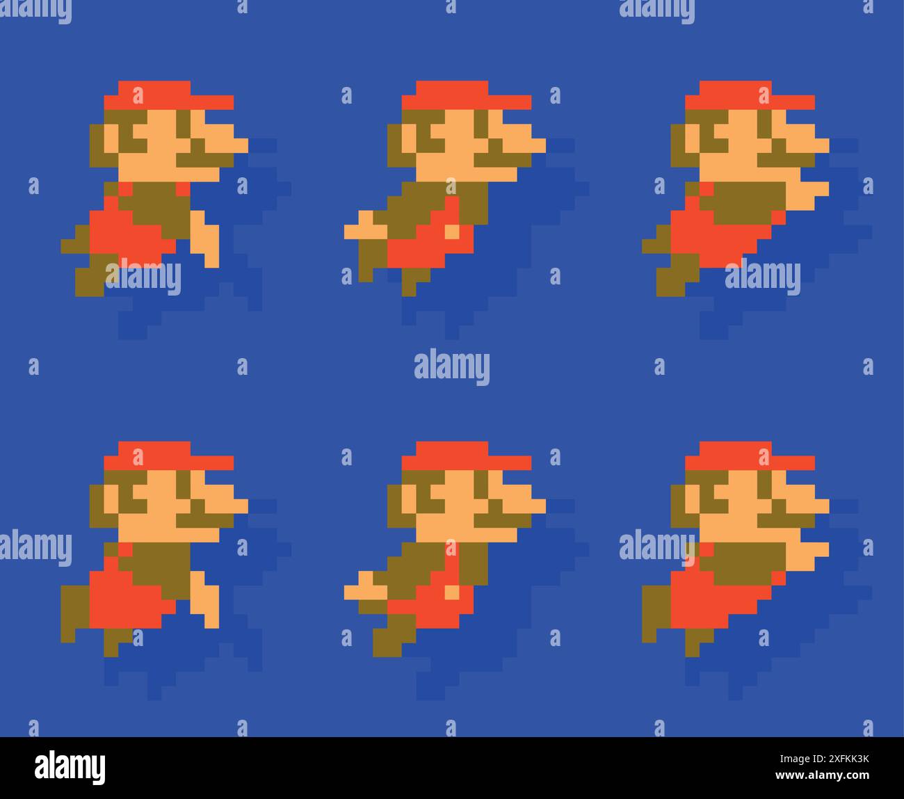 Super mario bros pixel art immagini e fotografie stock ad alta ...
