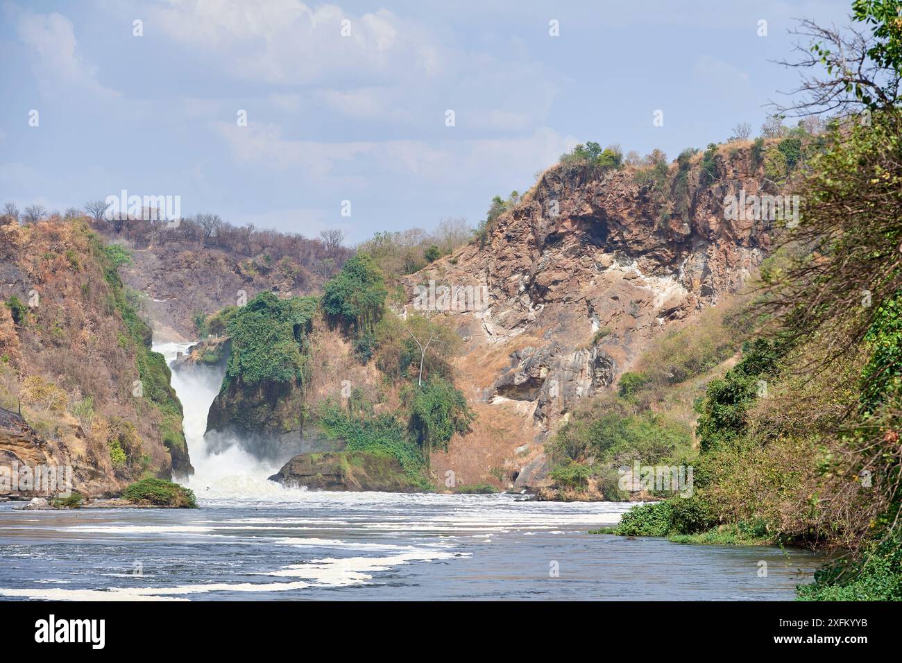 Murchisson Falls National Park e il lago Albert, Uganda Foto Stock