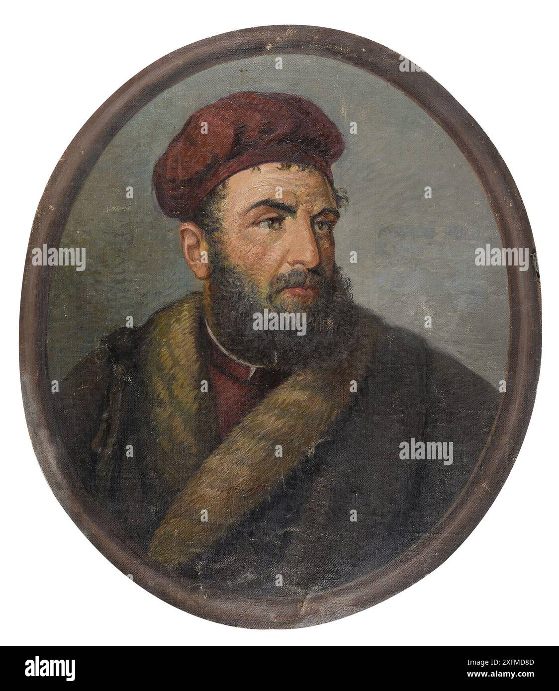 Ritratto di Marco Polo. Museo: COLLEZIONE PRIVATA. Autore: ANONIMO. Foto Stock