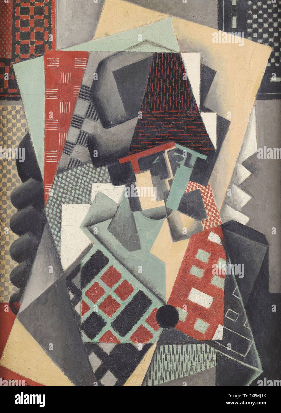 Ritratto di una donna. Museo: Museu da Chácara do Céu, Rio de Janeiro. Autore: JEAN METZINGER. Foto Stock