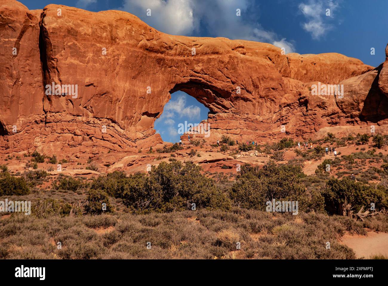 La torretta Arch, Arches National Park, Moab, Utah Foto Stock