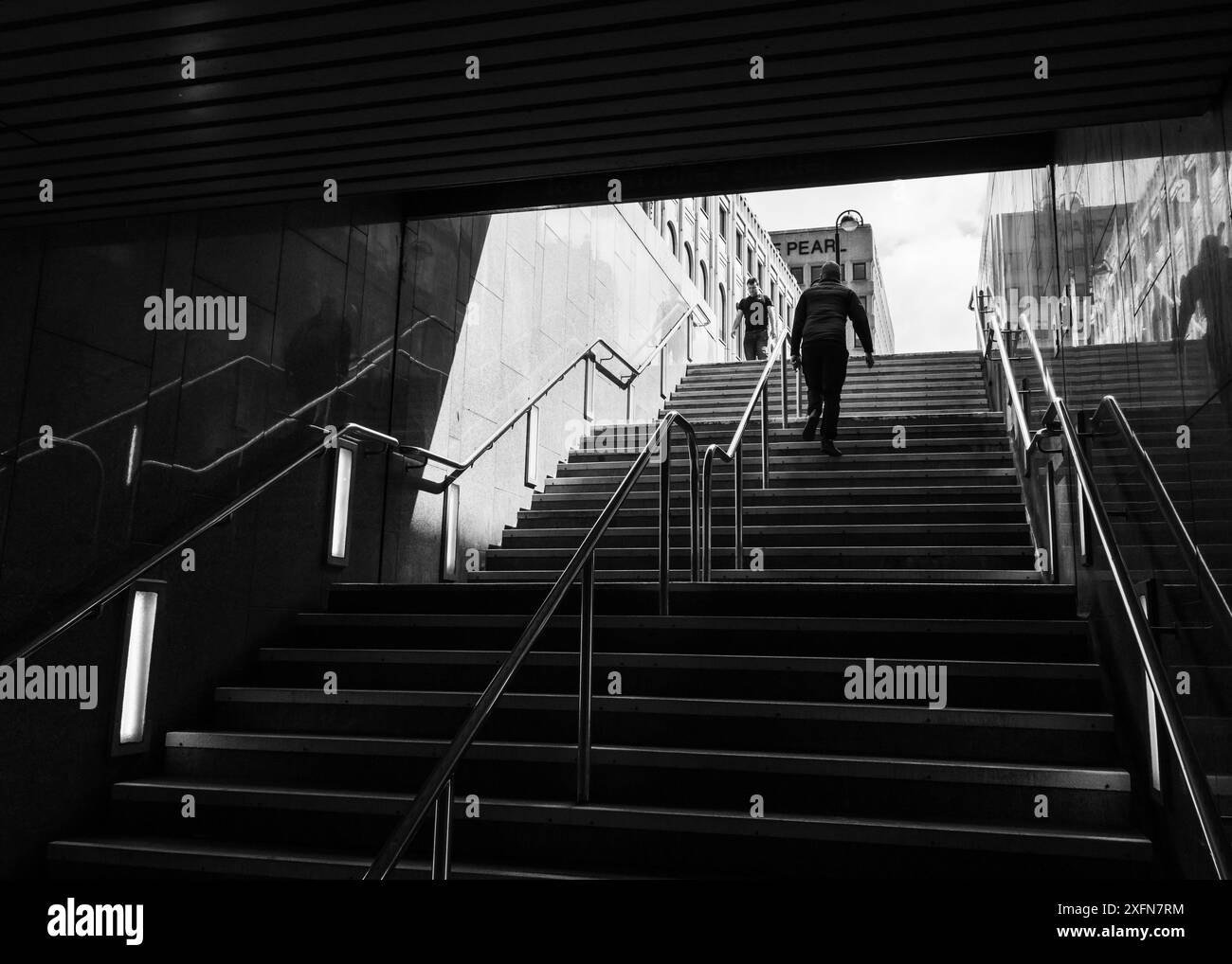 Tyne and Wear Metro Station, Monument Station Foto Stock
