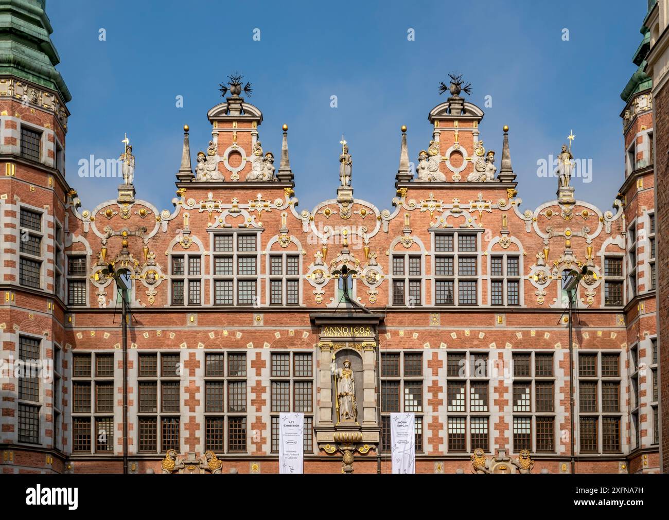 Grande arsenale manierista, Arsenale antico, Danzica, Gdańsk, Polonia Foto Stock