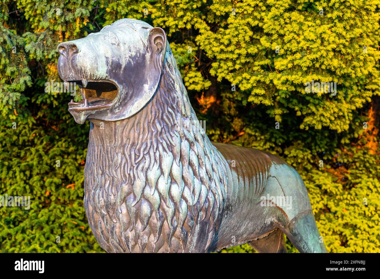 Bilder aus dem Schloßpark Blankenburg Foto Stock