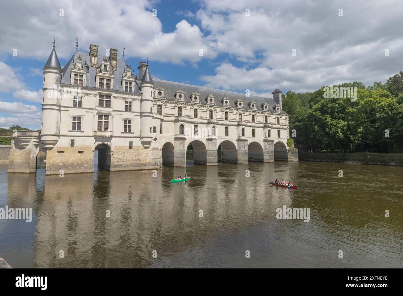 Château de Chenonceau, Chenonceaux, Indre et Loire, Francia Foto Stock